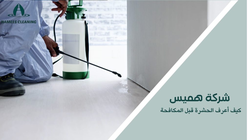 كيف أعرف الحشرة قبل المكافحة