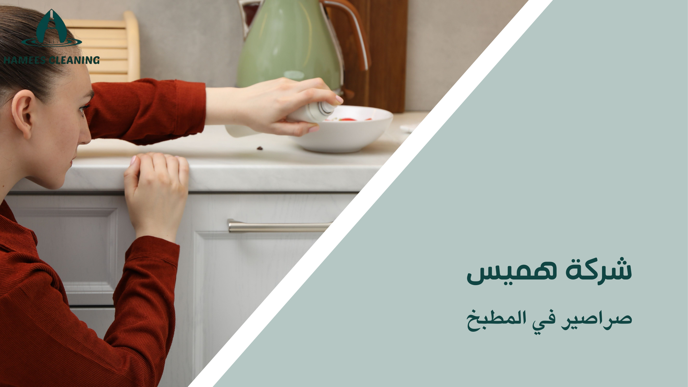 صراصير في المطبخ